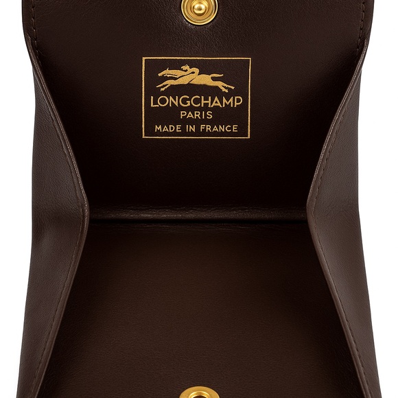 Vintage Longchamp Leather Wallet with Horse & Belt Print – Made in France - Picture 6 of 6